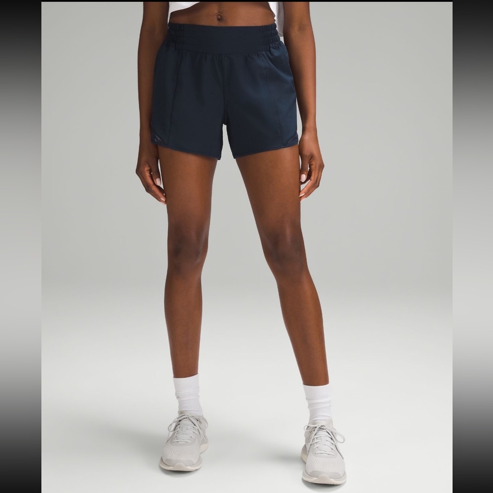 Navy Lululemon Hotty Hot Shorts